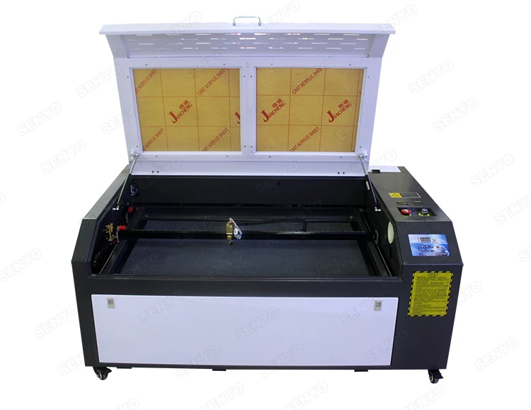 Небольшой резак по хорошей цене ce mdf материал без металла 60 Вт 80 100 130 9060 co2