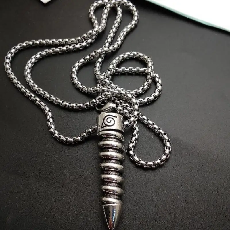 Периферическая цепочка из мультфильма удзумаки и боруто металлический кулон с