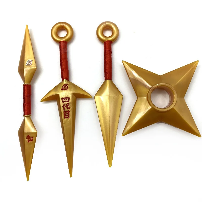 Аниме-фигурка Наруто модель реквизит для косплея Shuriken 9-26 см ПВХ пластиковая