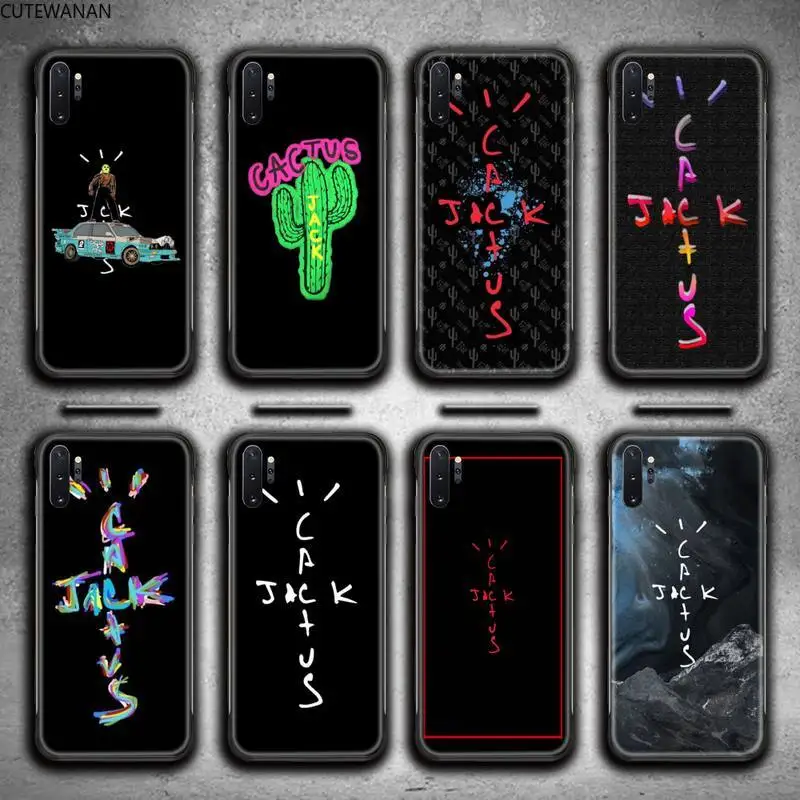 

cactus jack hiphop Phone Case For Samsung Galaxy Note20 ultra 7 8 9 10 Plus lite M51 M21 M31S J8 2018 Prime