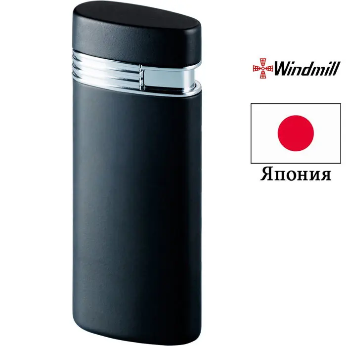 Газовая зажигалка Windmill CF-500 Chrome &amp Black Matt
