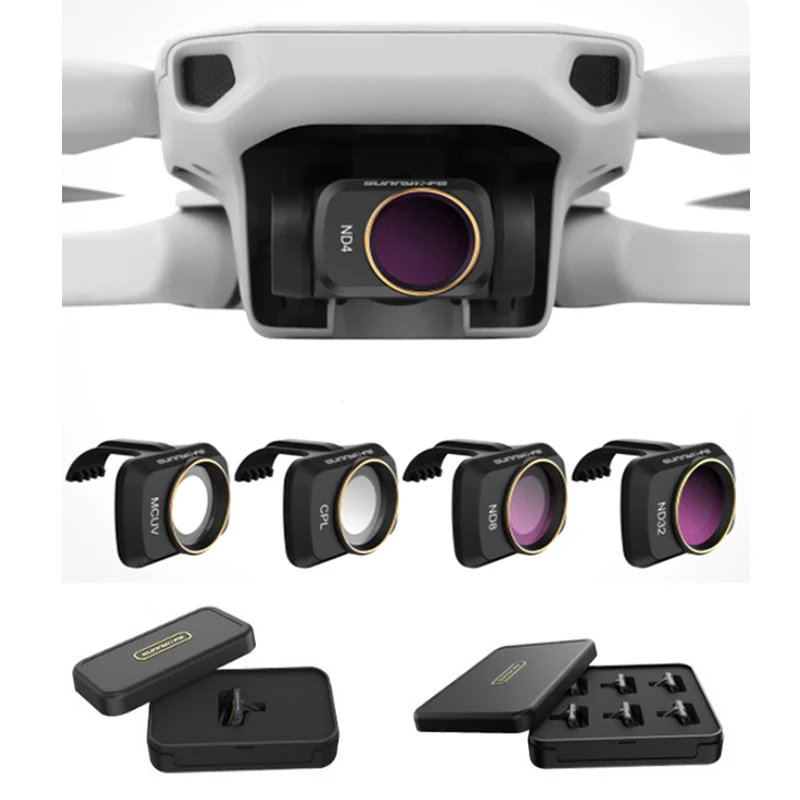 Фильтр объектива камеры для DJI Mavic Mini ND/PL UV/CPL/ND4 PL/ND8 ND16 PL ND32 набор Оптических