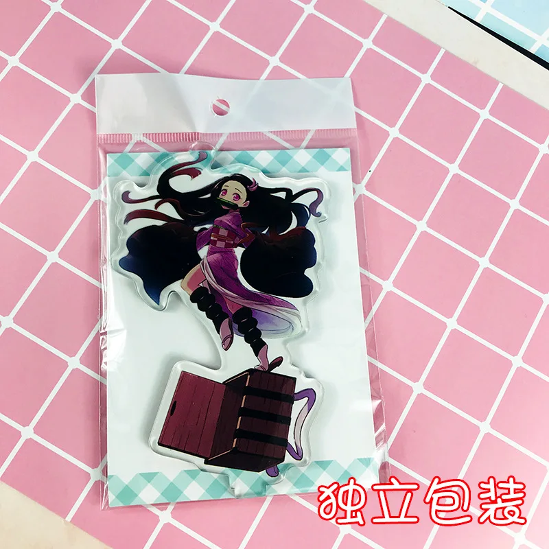 

Demon Slayer Kimetsu No Yaiba Keychain Acrylic Ornaments Kamado Tanjirou Japanese Cosplay Props