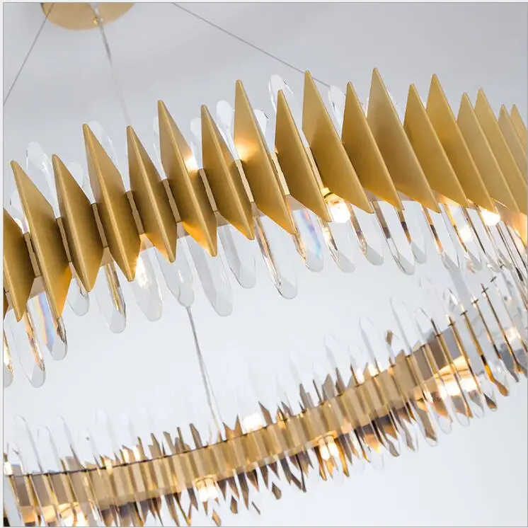 Пост современная роскошная хрустальная люстра креативная индивидуальность бар