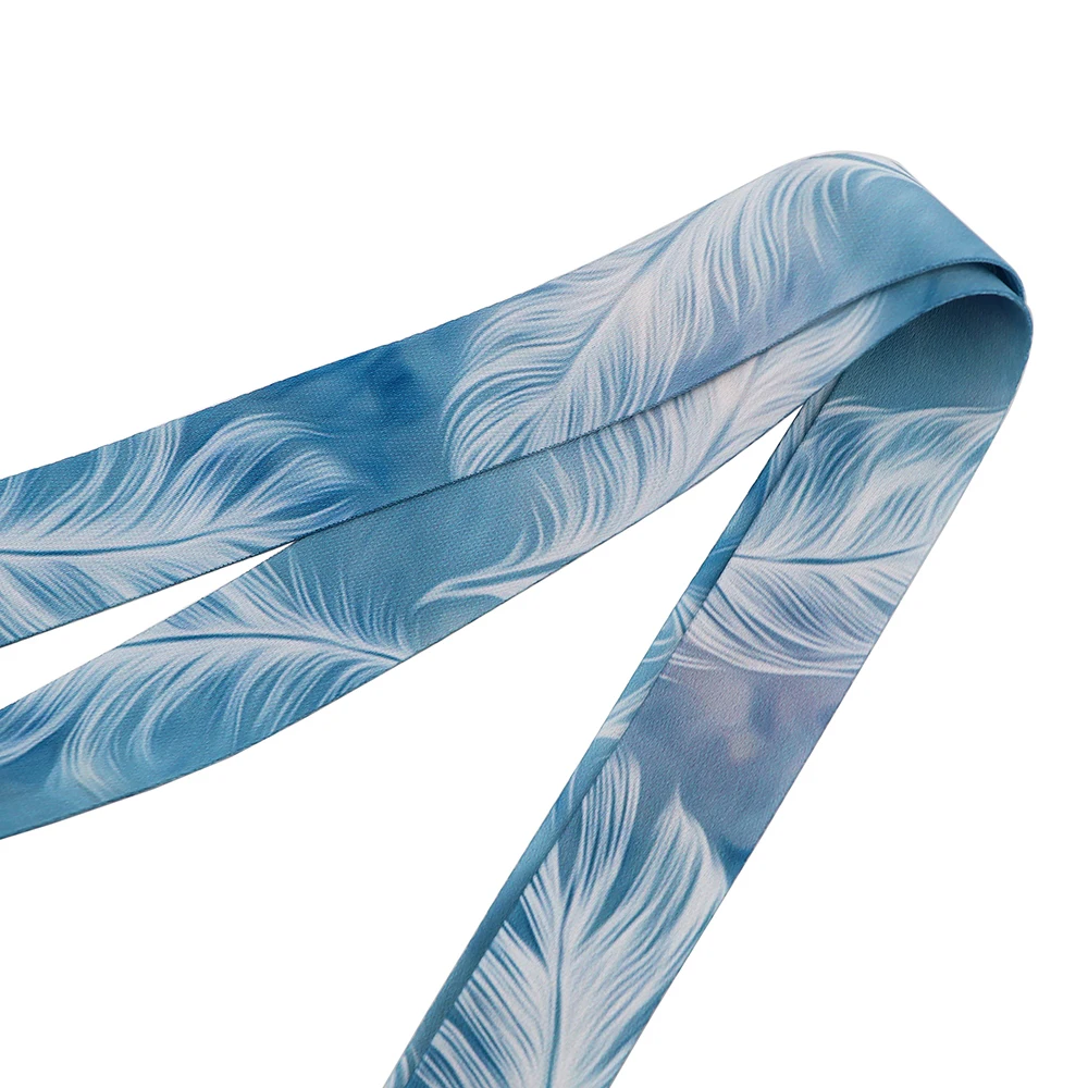 Шнурок JF0246 с красочными перьями для ключей веревка сотового телефона USB