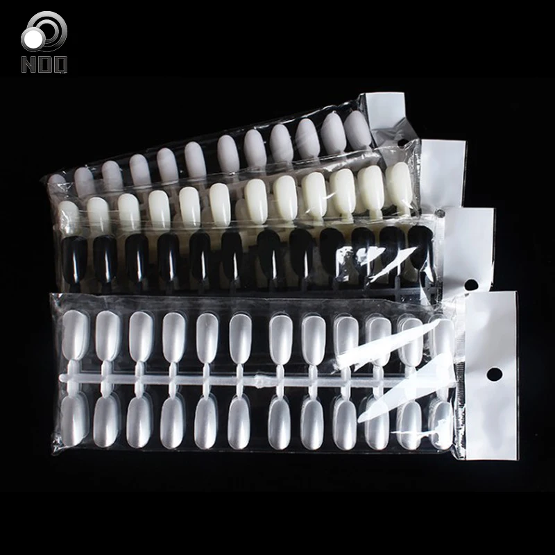 NOQ 240 Pcs Short False Nails Set Press On Natural White Artificial Tips For Finger Nail Art Decorations Design Tools | Красота и