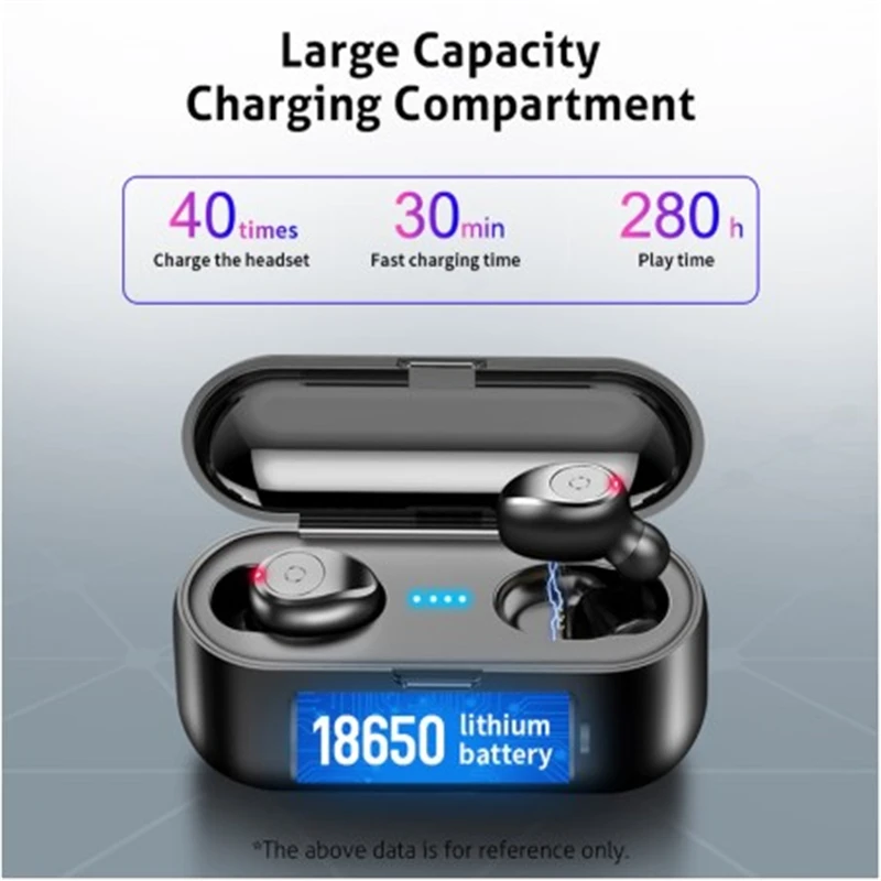 TWS наушники IPX6 Беспроводные с поддержкой Bluetooth 2000 5 0 мА · ч|Наушники и гарнитуры| |