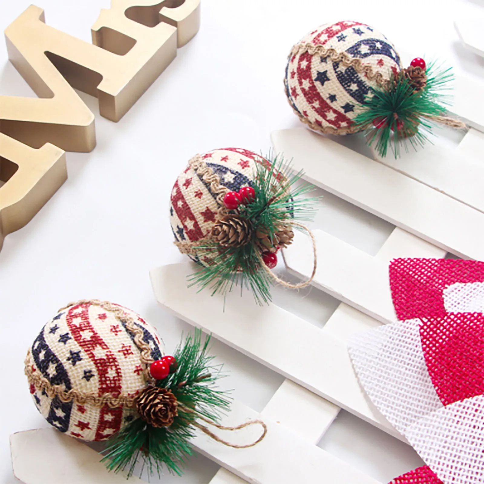 Орнамент патриотического шара на День Независимости украшение в виде 4 июля 8 см