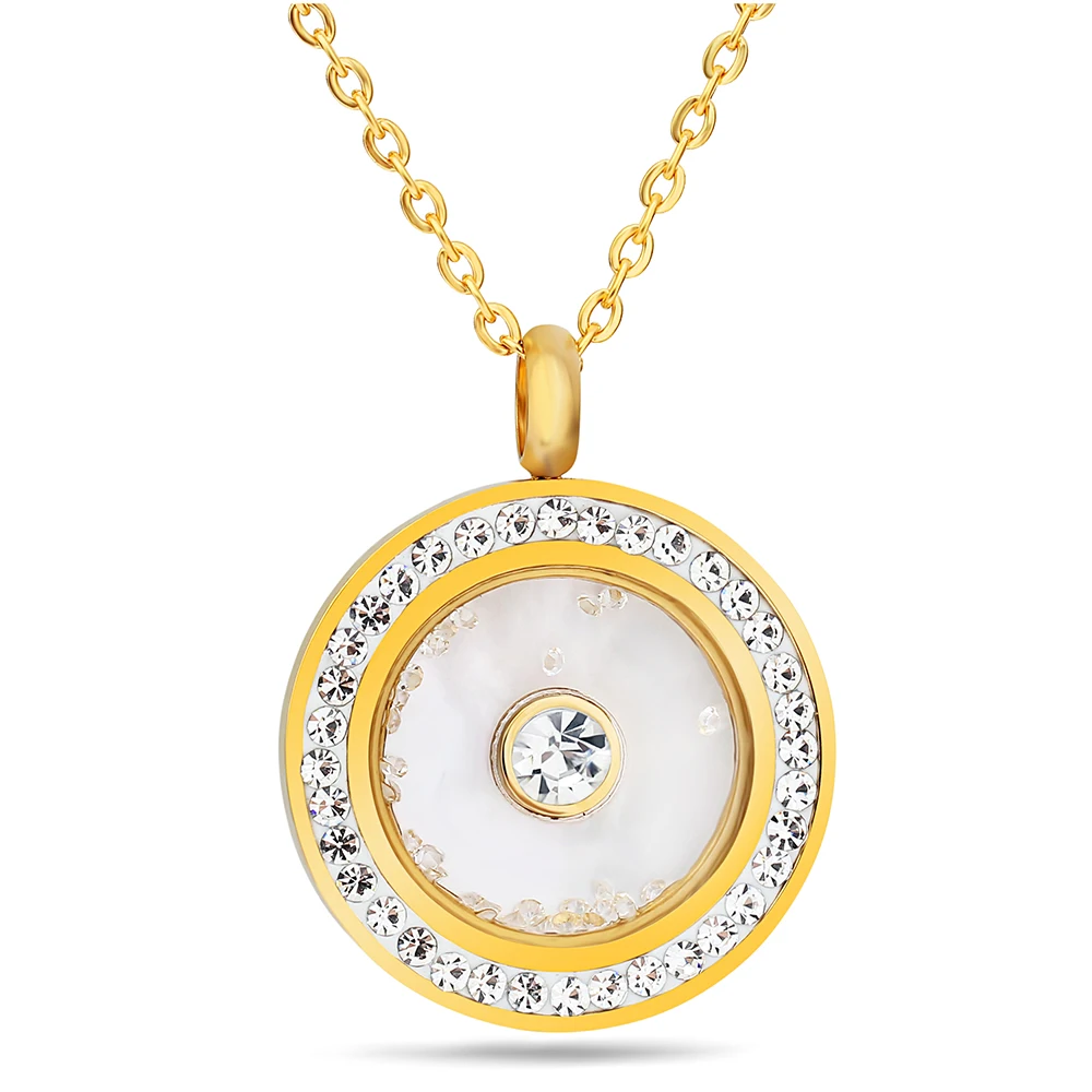 Комплект из колье и серёг нержавеющей стали 316L|wedding jewelry sets|jewelry setscrystal |