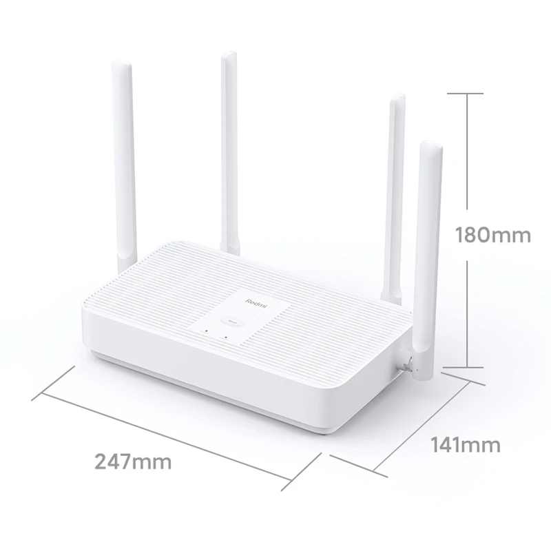 Роутер Xiaomi Redmi AX1800 WiFi 6 Gigabit 2 4G ретранслятор Wi-Fi 4 антенны сетевые роутеры 128 Мб |