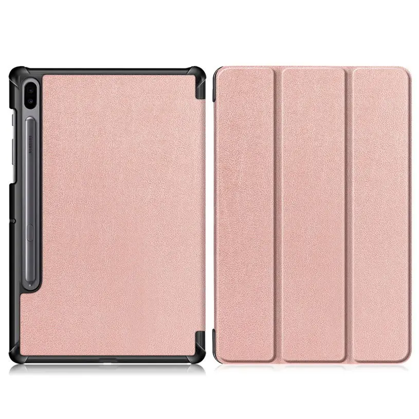 Rose Gold Ультратонкий чехол для Samsung Galaxy Tab S6 10,5 SM-T860 SM-T865 10," планшет смарт-подставка чехол для Galaxy Tab S6 10,5 чехол - Цвет: Rose Gold