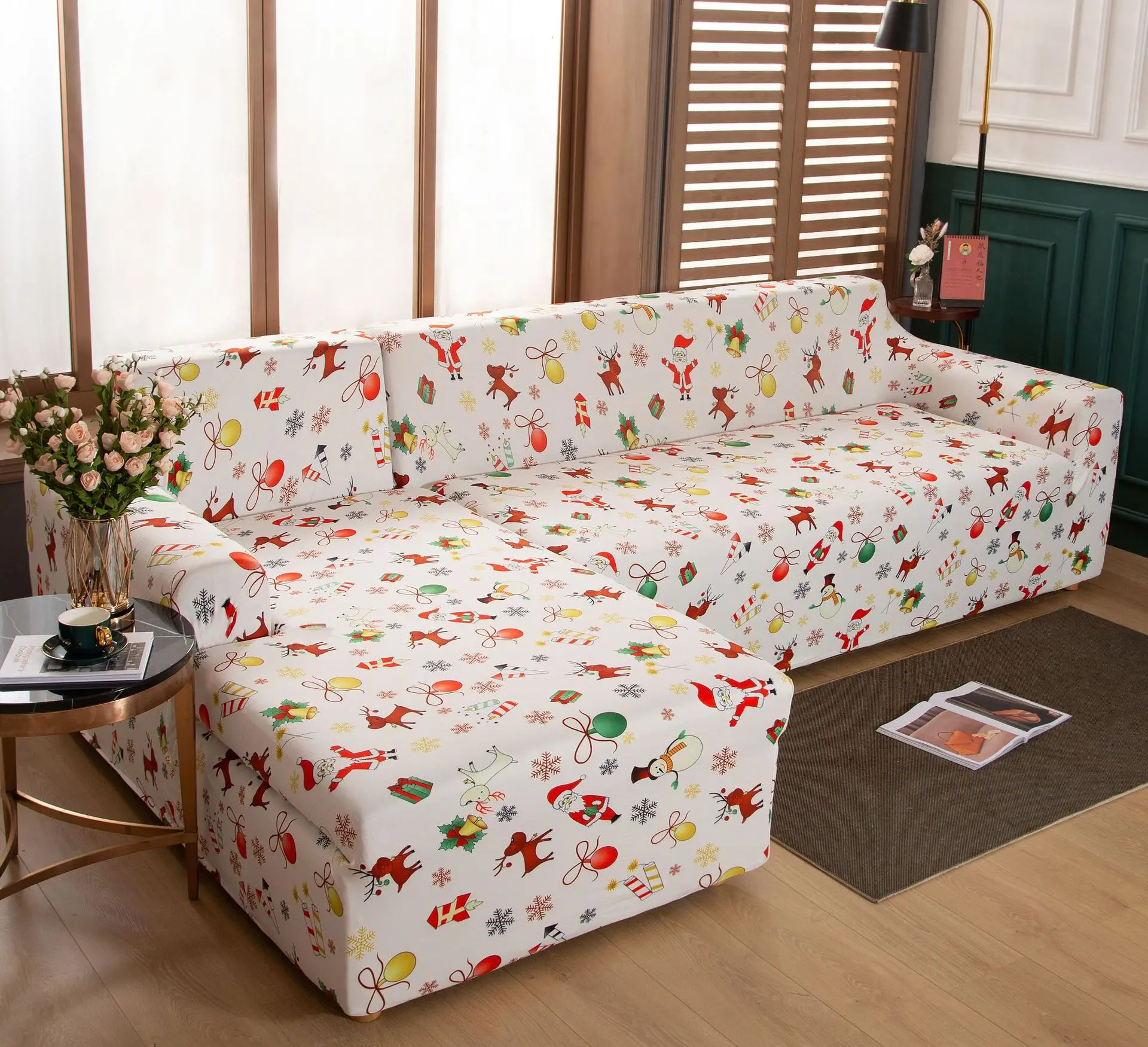 

Рождественские декоративные Чехлы для диванов, чехлы для диванов, полноразмерный чехол для диванов, отличные Защитные чехлы для мебели