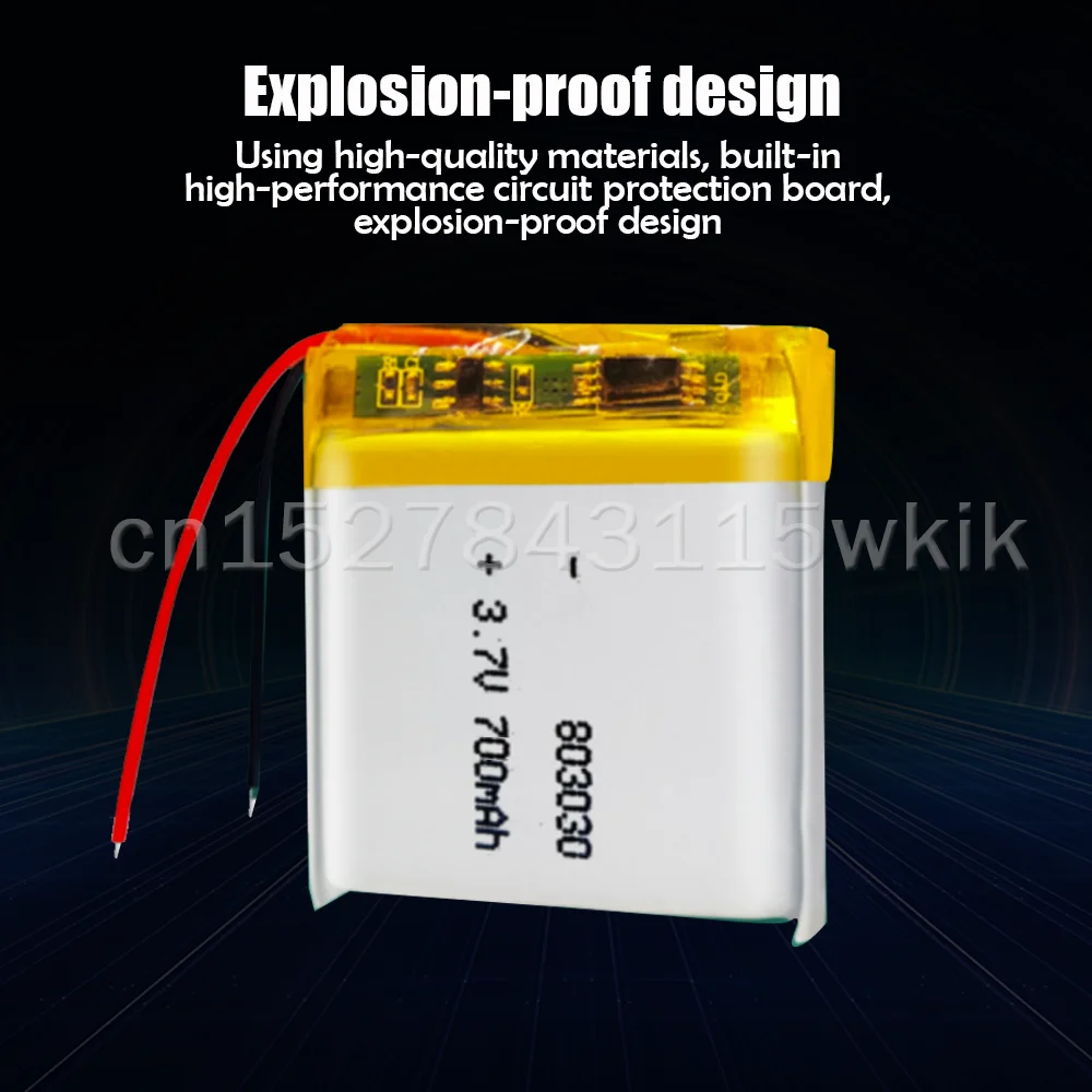803030 3 7 V 700mAh литиевая полимерная аккумуляторная батарея Li ion Cell для умных часов GPS