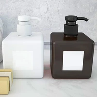 40hot250450ml plastic liquid soap lotion dispenser refillable press pump bottle