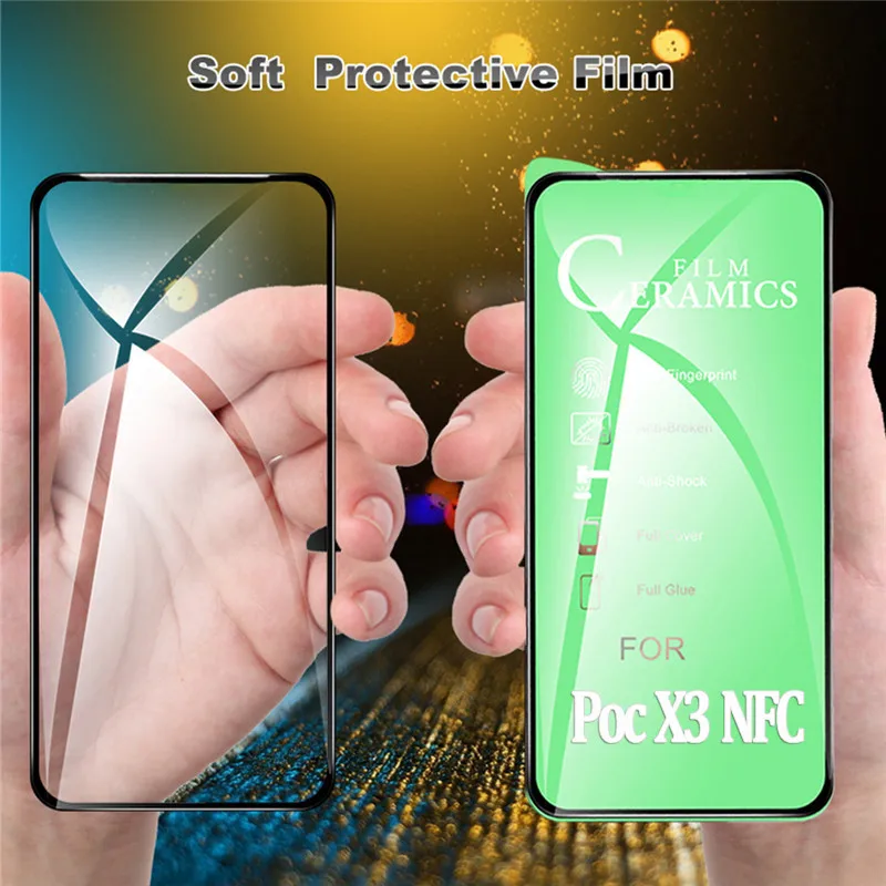 

1-3Pcs Screen Protectors for Redmi Note10 9 8 Pro Max 9T 9S Soft Ceramic Film for Xiaomi Poco M3 X3 F2 Pro Mi 10t Pro No Glass
