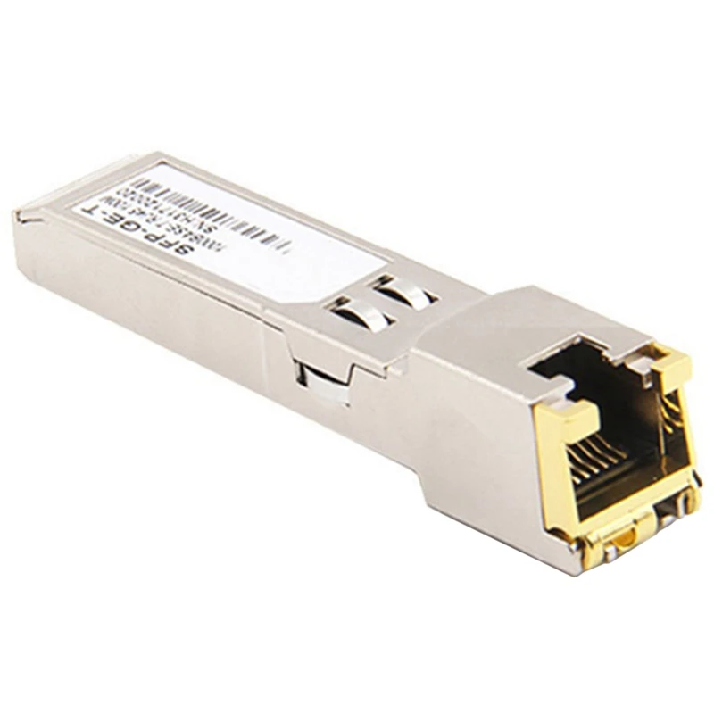 

1 шт., модуль SFP RJ45, коннектор Gbic 10/100/1000, медный модуль SFP RJ45, порт Ethernet Gigabit