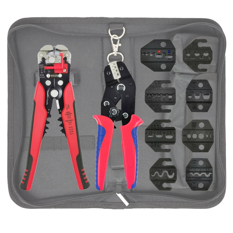 

Crimping pliers SN-48BS kit with Stripping tool package for 2.8 4.8 6.3 VH3.96/tube/insuated terminals electrical clamp tools