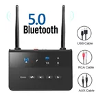 Музыкальный аудиоадаптер 2 в 1, Bluetooth 5,0, адаптер для беспроводного передатчика, приемника, разъем AUX 3,5 мм для ТВ, ПК, автомобильного динамика, наушников