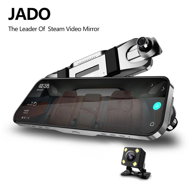 Автомобильный видеорегистратор JADO D820s, зеркало заднего вида, видеорегистратор era avtoregistrator 10 ips, сенсорный экран, Full HD 1080 P, Автомобильный видеорегистратор, видеорегистратор