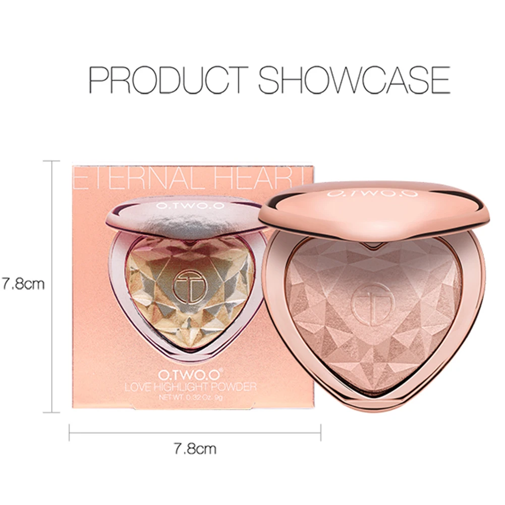 OTWOO любовь сердце один цвет изюминка прессованная пудра лицо контур