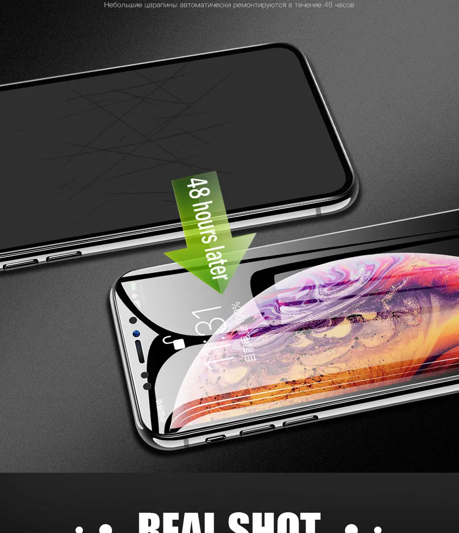 3 шт. 40D Защита экрана для iPhone 11 6 6 S 7 8 Plus X XS на iPhone XR XS 11 Pro Max мягкая защитная пленка не стекло