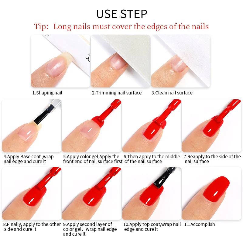 

BORN PRETTY Neon Color Gel Polish Set Fluorescent Nail Gel 6ml Soak Off UV LED Summer Colors Gel Nail Polish All For Manicuring