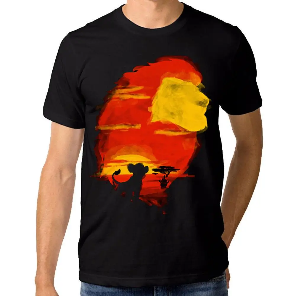 

The Lion King Simba T-Shirt Cotton O-Neck Short Sleeve Men's T Shirt New Size S-3XL