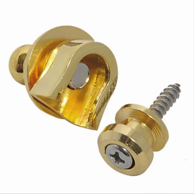 2 шт. ремешок гитары с кнопкой блокировки бандаж для противоскользящая