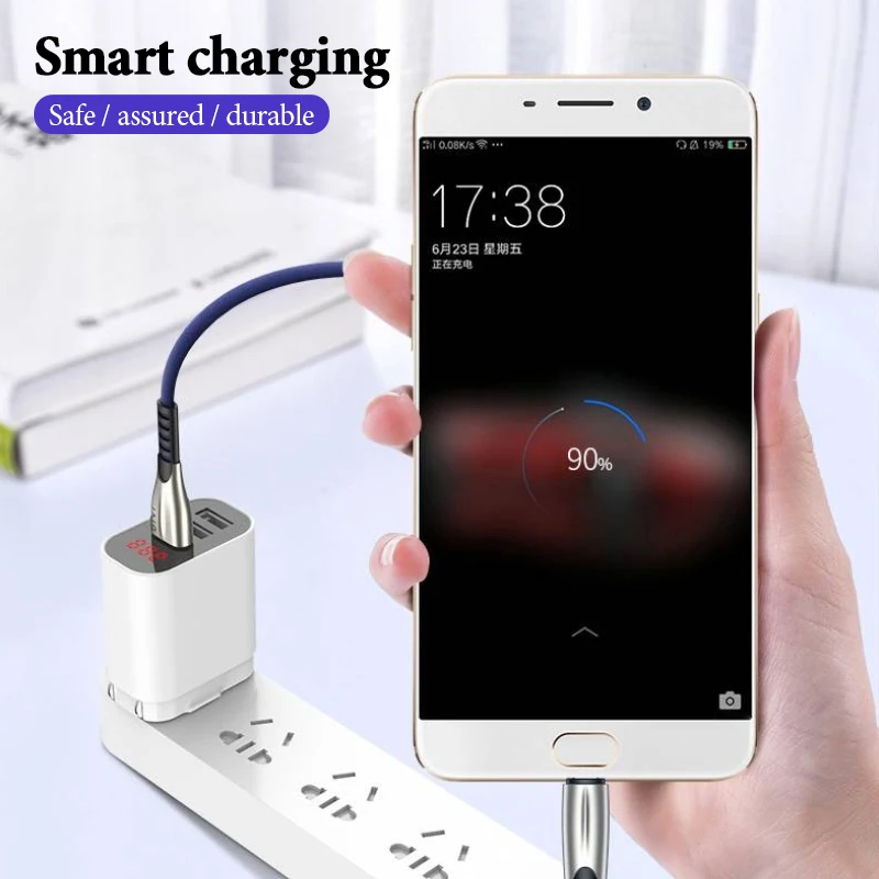 Высокоскоростной зарядный кабель 3A Micro USB для быстрой зарядки и передачи данных