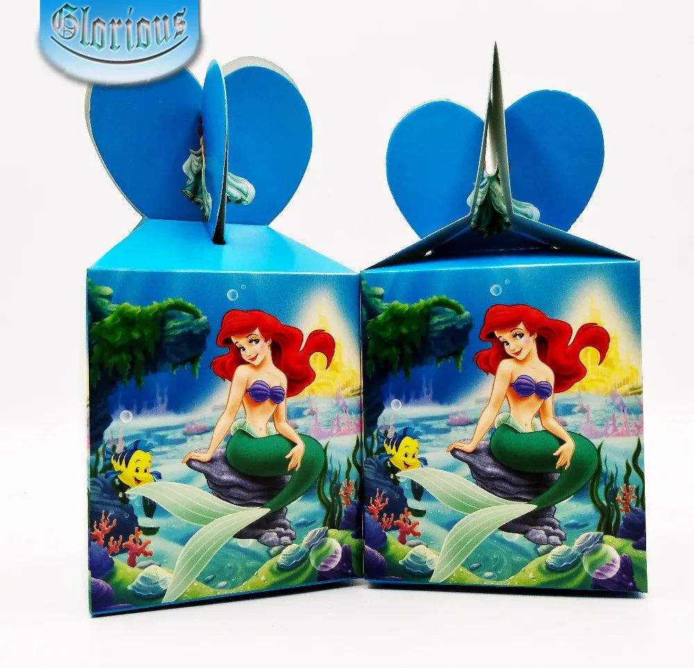 Маленькие Русалочки Ариэль Детские вечерние украшения на день рождения детские