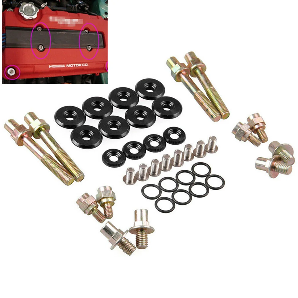 

Крышка клапана двигателя Шайба Болт Винт для Honda Civic Acura Integra B16 B17 B18 для Acura Honda B-Series Vtec профильная крышка клапана