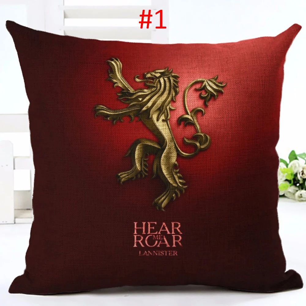 Хлопковые льняные квадратные диванные Декоративные подушки с изображением Игры