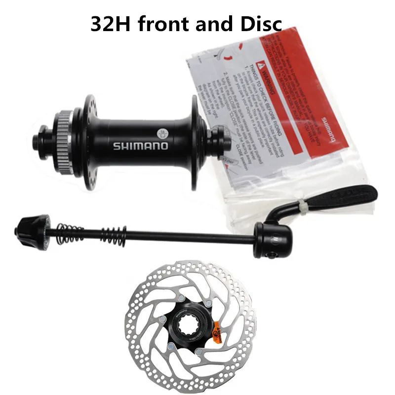 32H front and Disc SHIMANO FH-RM35 концентратор горный велосипед 7 S/8 S/9 скорость универсальный замок дисковый тормоз карта быстросъемный вал 32 H/36 H и RT30 160 мм диск - Цвет: 32H front and Disc