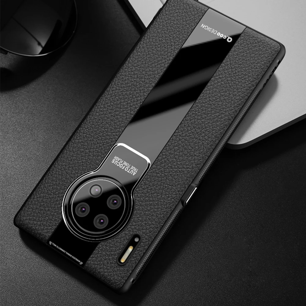 Роскошный силиконовый чехол для телефона Mate 30 с личи Huawei Pro Ультратонкий из ТПУ