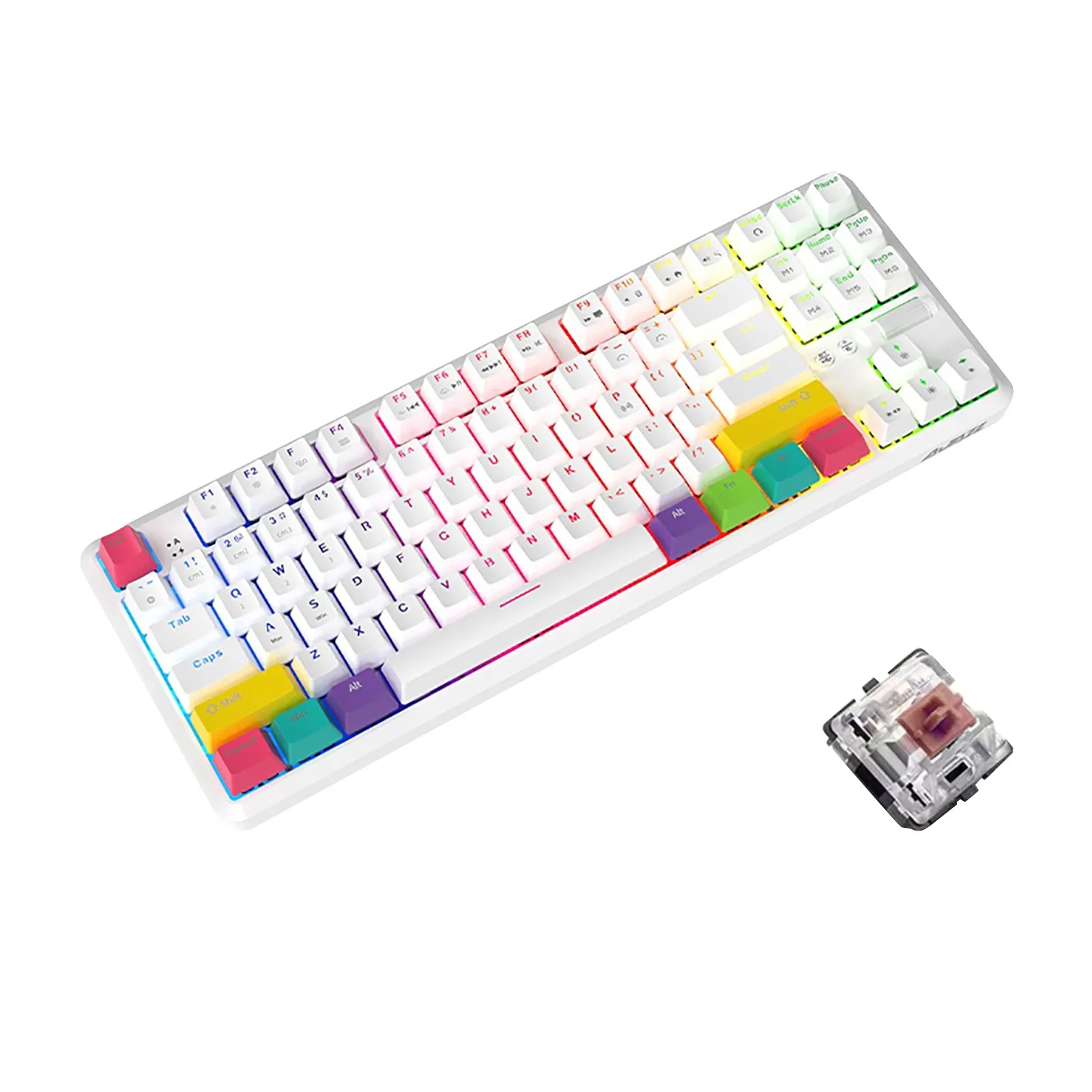 K870T 87  RGB Wirele sbluetooth