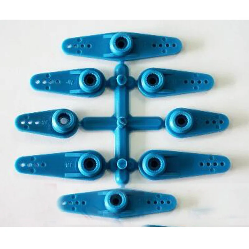 8PCS/Set 23T Teeth JR Servo Rocker Arm 30/36/42/58mm Steering Engine Rocking For FPV RC Accessories Parts Blue | Игрушки и хобби