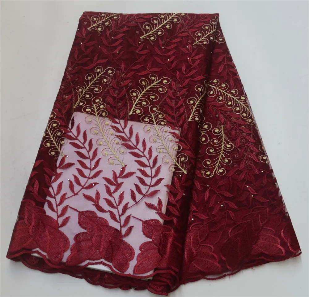 Горячая Распродажа нигерийские кружевные ткани высокого качества африканская
