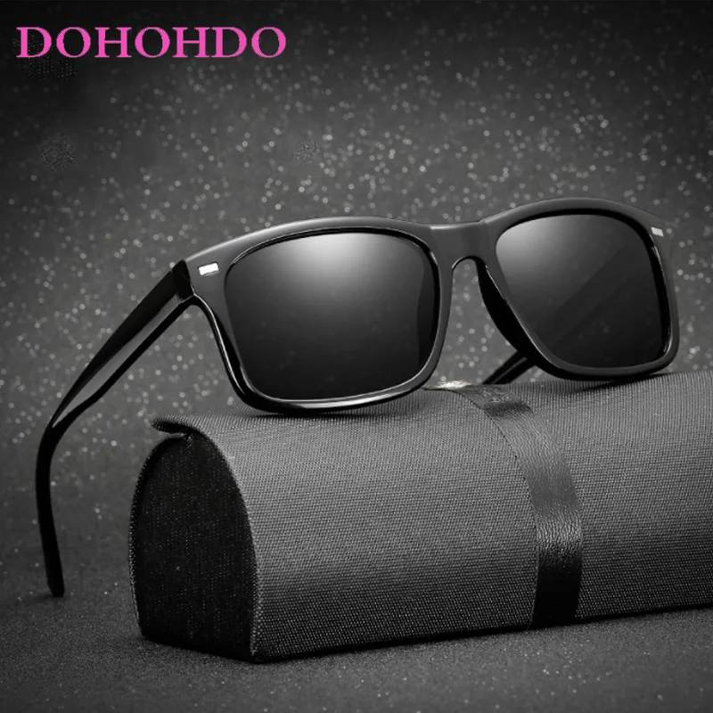 

DOHOHDO New Men Polarized Glasses Car Driver Night Vision Sun Glasses Anti-glare Polarizer Sunglasses Polarized Driving Goggles