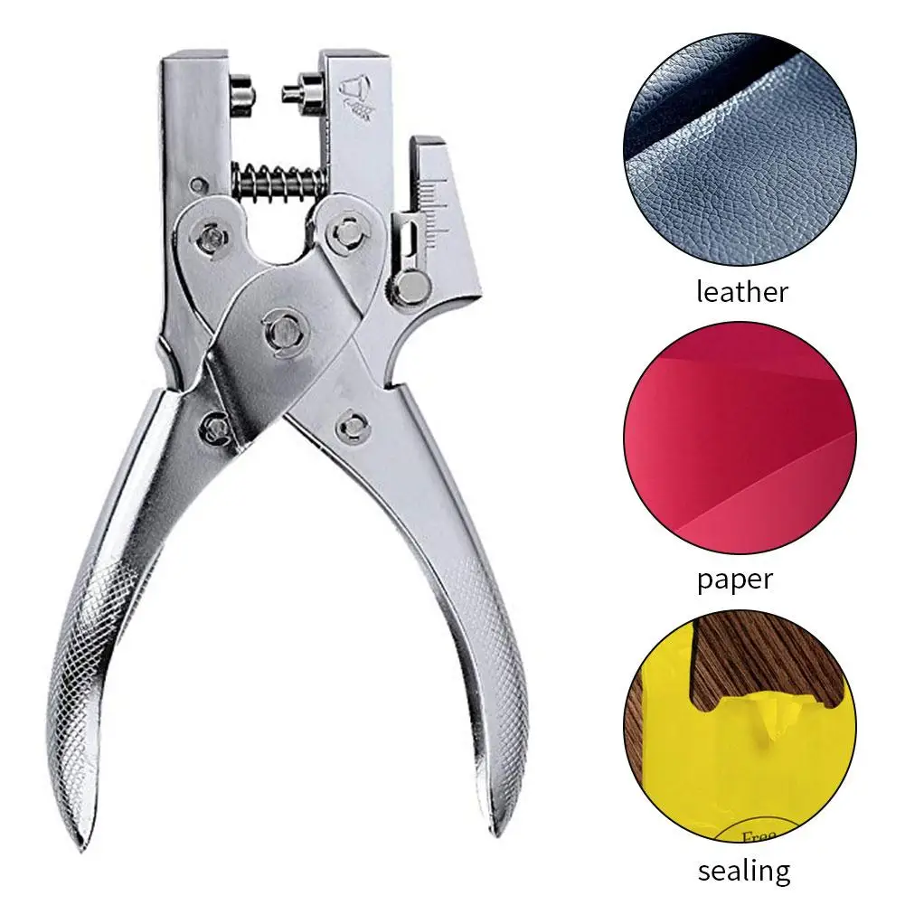 Многофункциональный дырокол плоскогубцы для кожаной бумаги ручной Дырокол