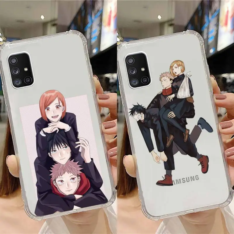 

Jujutsu Kaisen Anime Phone Case Transparent For Samsung Note A 7 8 9 10 20 50 51 71 90 20 11 81 e LITE Ultra PRO