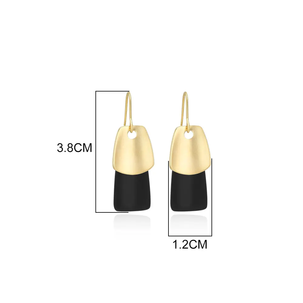 Женские серьги подвески с геометрическим дизайном|Серьги-подвески| |