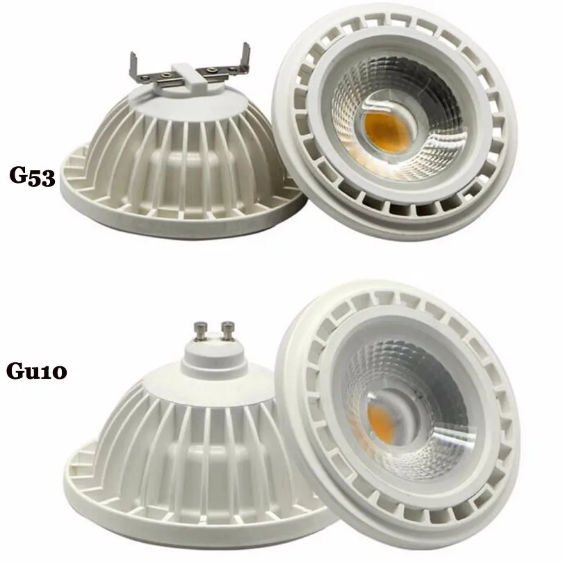

6PCS LED Spotlights AR111 15W COB Spot Light G53 GU10 AC85-265V DC12V Dimmable LED Spotlight Replace 100W Halogen Bulb Lamp