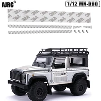 ajrc 112 mn d90 defender modified parts car metal side skid plate side skirt decorative strip toy car parts