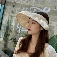 2021 new shell duck tongue adult womens summer korean version of sunscreen sun hat shake sound womens hats