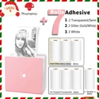 Термопринтер Phomemo M02, портативный принтер, карманная мини-наклейка для этикеток, беспроводная фотопечать, рождественские подарки