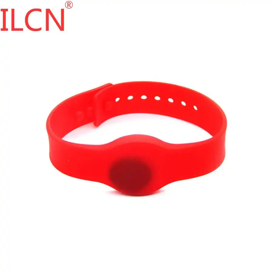 

S50 1K 13.56MHz IC Adjustable Waterproof Silica Wristband Read Only RFID Keyfob Smart Tag Access Control Card Fast Shipping 1pcs