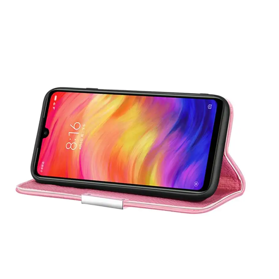 Автоматическая Адсорбция чехол для телефона из искусственной кожи для Xiaomi Redmi 7A 6 K20 Pro кошелек чехол для Xiaomi Redmi Note 6 7 Pro откидная крышка