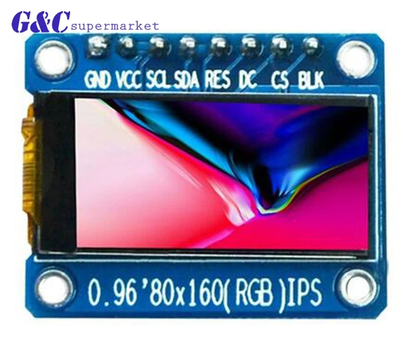 0 96 дюймовый oled серийный синий желтый белый дисплей модуль ЖК плата GND SPI I2C для