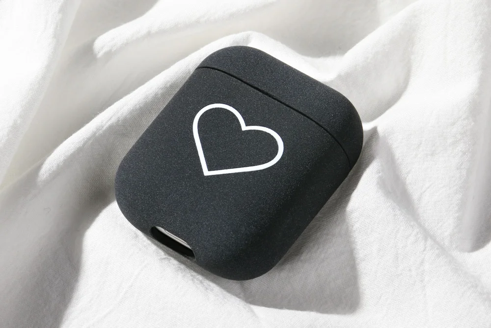 Чехол для Airpods чехол с милым сердечком чехол s Для Air Pods 1 2 чехол Bluetooth беспроводной защитный чехол для наушников на Airpods
