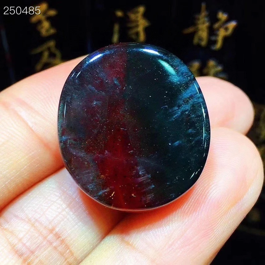 

Genuine Natural Cacoxenite Auralite 23 Oval Pendant Purple Red Women Men 22.6x20.2x13mm Canada Crystal Jewelry AAAAA